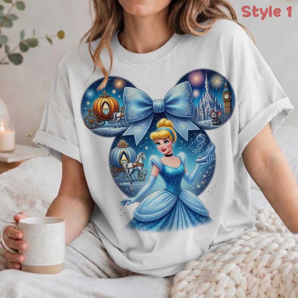 Cinderella Princess Shirt Fairytale Graphic Tee